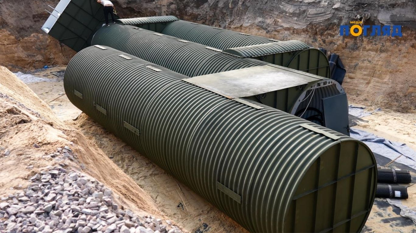 У Бородянці на Київщині встановили нове модульне укриття на 48 людей (ФОТО) - зображення